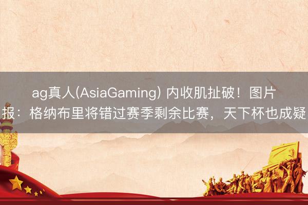 ag真人(AsiaGaming) 内收肌扯破！图片报：格纳布里将错过赛季剩余比赛，天下杯也成疑