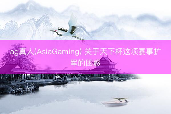 ag真人(AsiaGaming) 关于天下杯这项赛事扩军的困惑